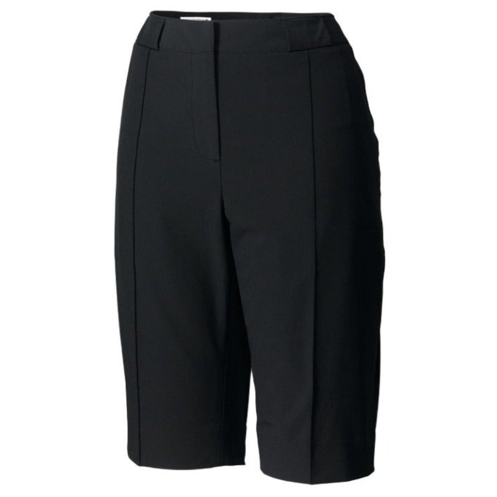 Cutter & Buck‎ CB Dry Tec Pintuck Black Short  women size 12